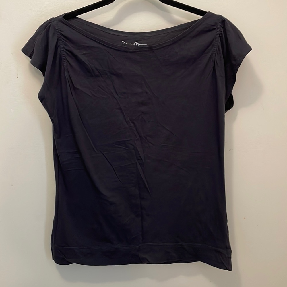 Dark grey top